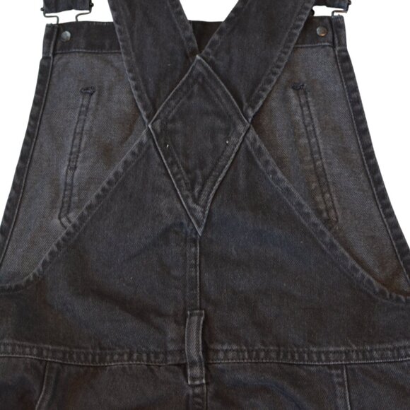 Free People Women's "Ziggy" Shortall Overalls in Mineral Black - Picture 7 of 8